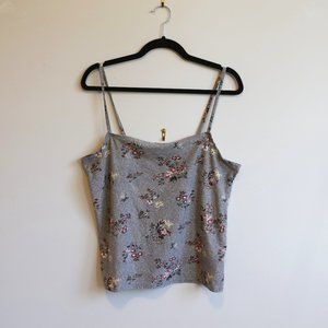 Boxy Floral Strappy Camisole